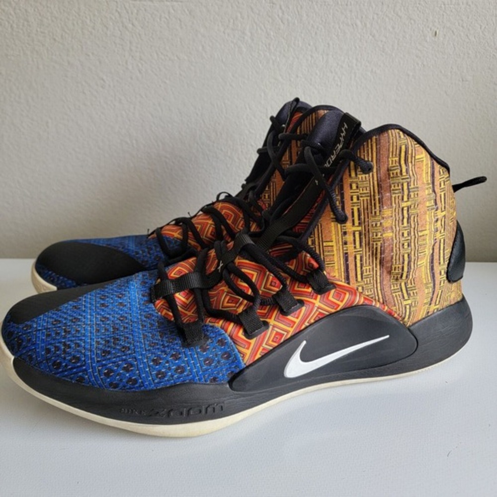 NIKE Hyperdunk X BHM Basketball NBA Player Worn Promo SAMPLE RARE Size 15